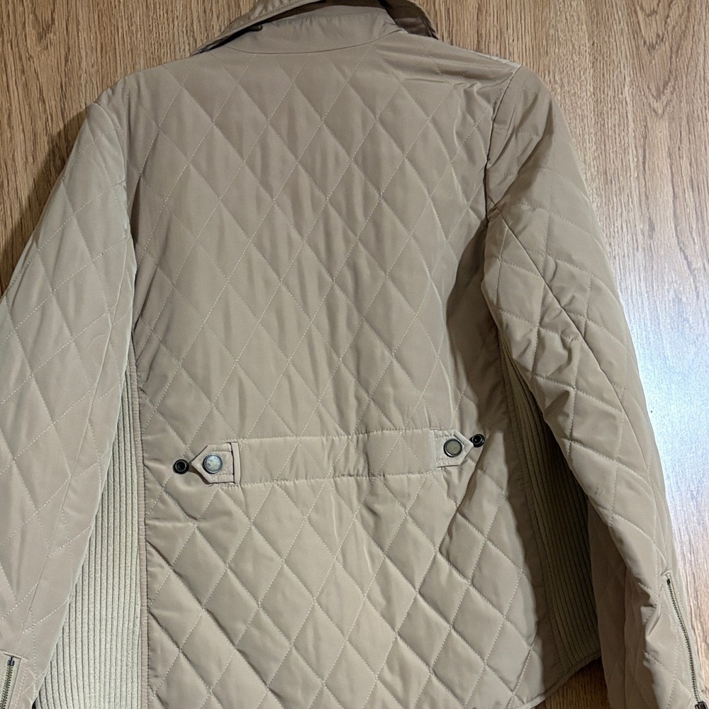 Talbots Beige Quilted Jacket - Picture 10 of 10